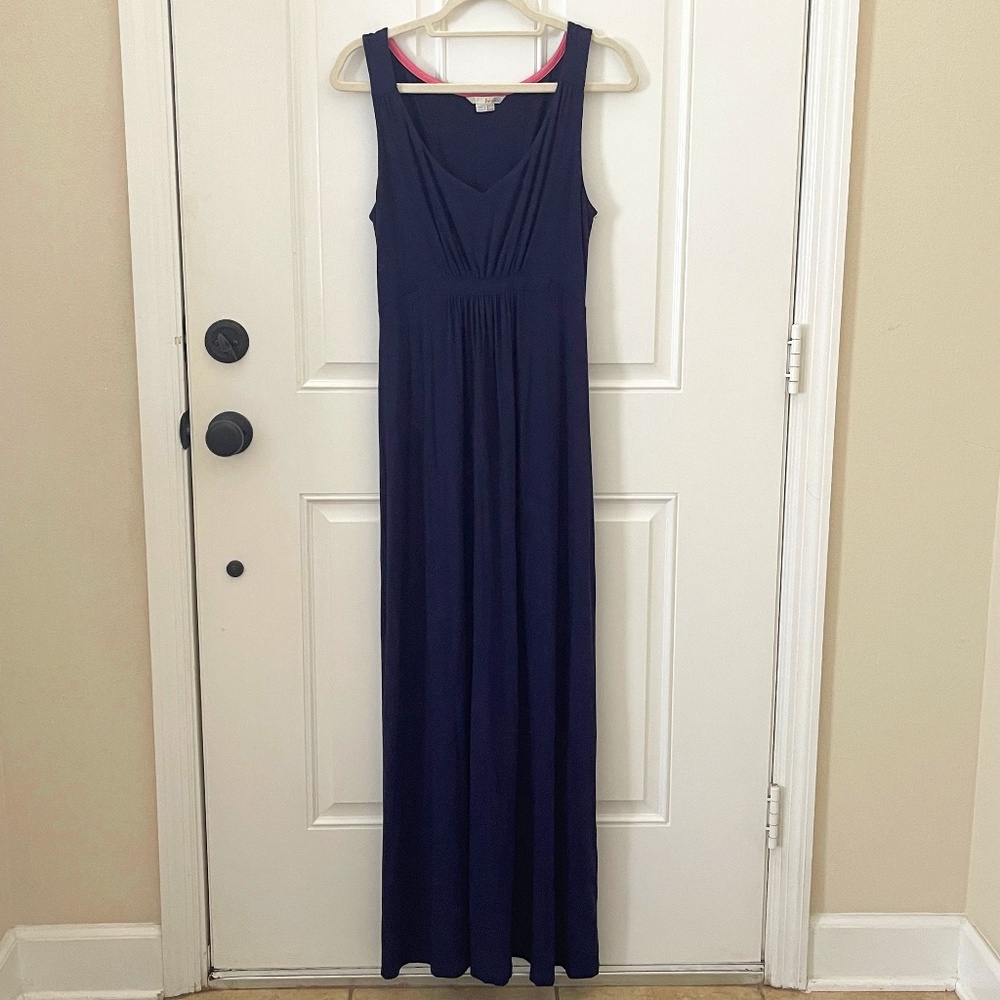 Navy Blue Boden Maxi Dress